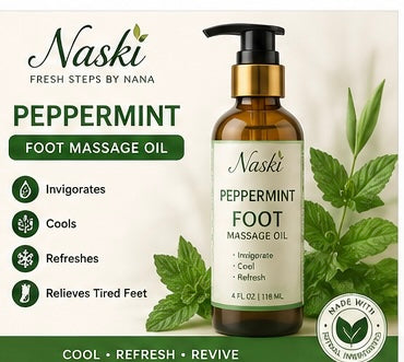 Fresh steps by Nana Peppermint Foot massage oil