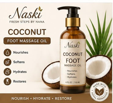 Fresh steps by Nana coconut Foot massage oil