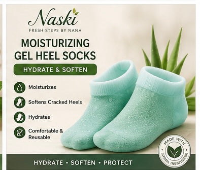 Fresh steps by Nana moisturizing Gel Heel Socks
