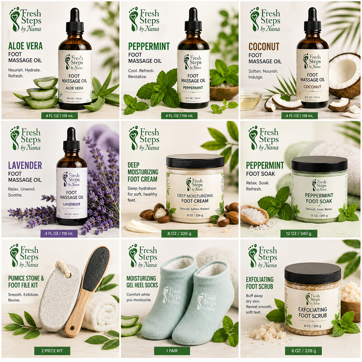 Fresh Steps by Nana Exfoliating Foot scrub
